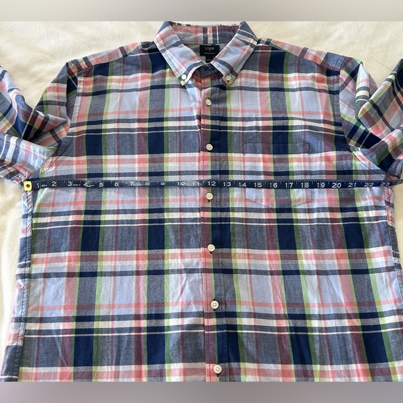 J Crew Summer Plaid Button Down - Picture 5 of 5